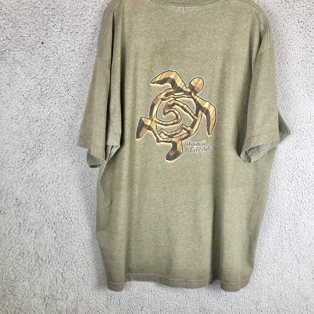Vintage 90's Hawaii Lifestyle T Shirt Size 2XL XXL Murina‎ Brand U.S.A Made - Picture 2 of 6